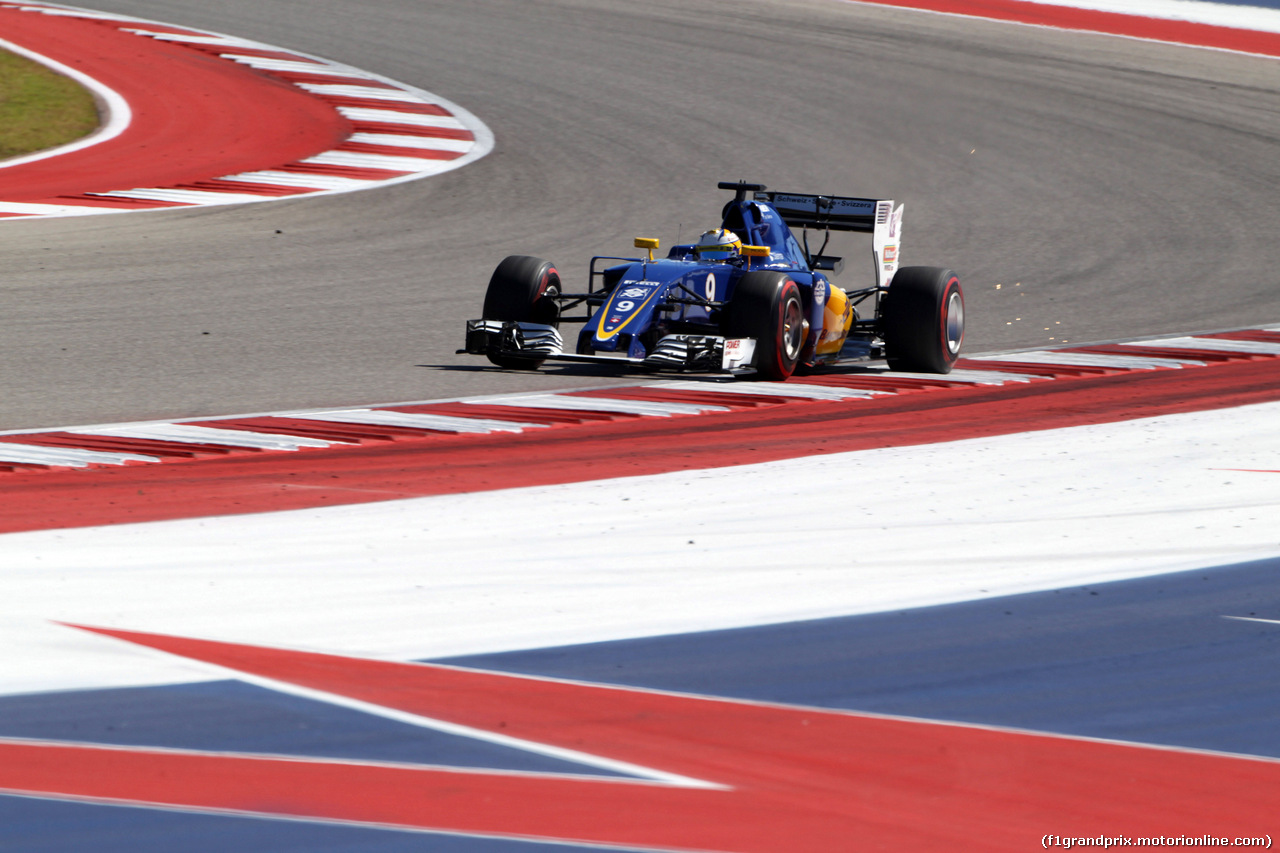 GP USA, 22.10.2016 - Qualifiche, Marcus Ericsson (SUE) Sauber C34