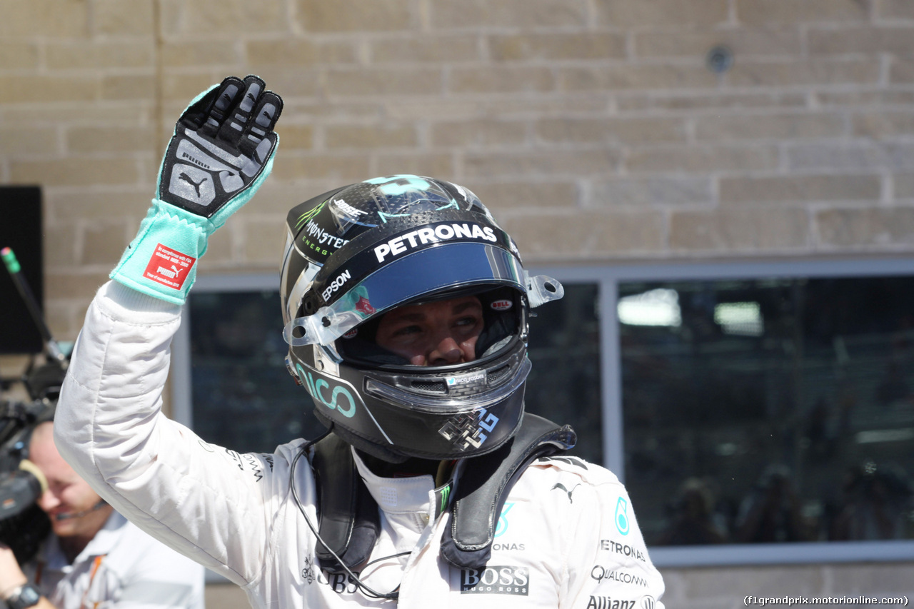 GP USA, 22.10.2016 - Qualifiche, secondo Nico Rosberg (GER) Mercedes AMG F1 W07 Hybrid