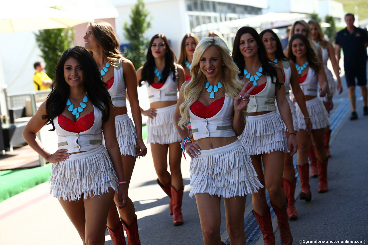 GP USA, 22.10.2016 - Qualifiche, griglia Ragazzas