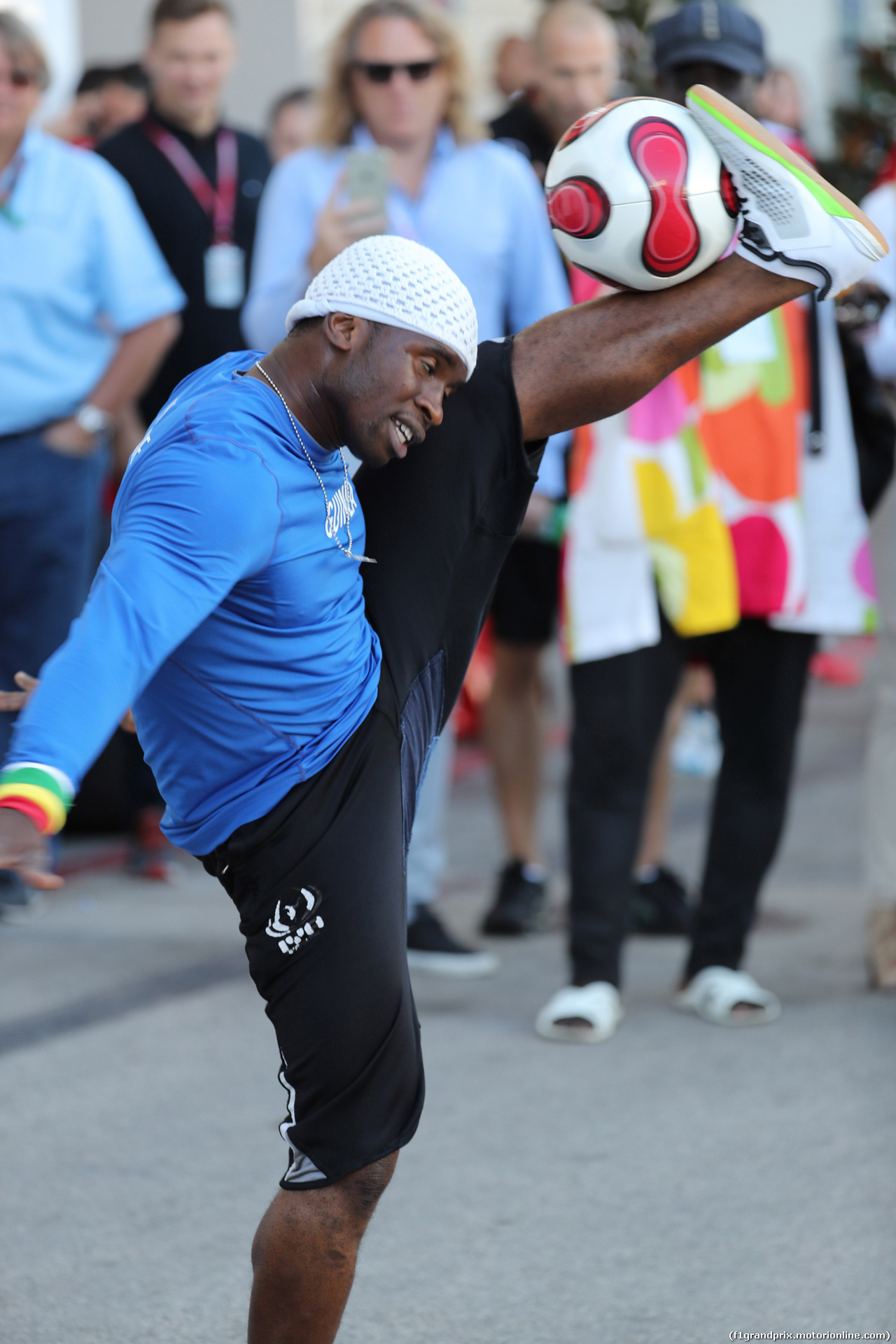GP USA, 22.10.2016 - Iya Traoré,(GUI) footballer e freestyler