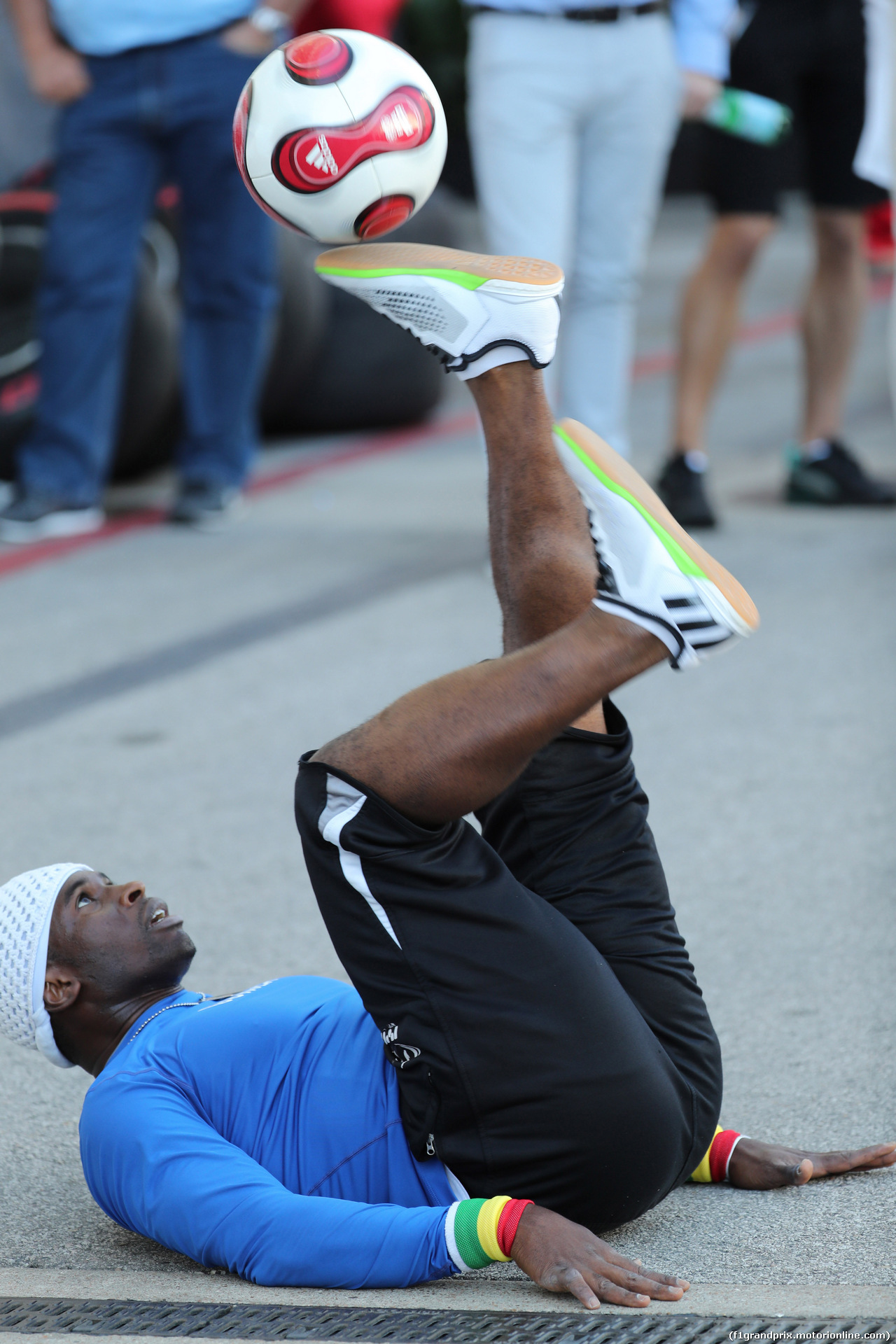 GP USA, 22.10.2016 - Iya Traoré,(GUI) footballer e freestyler