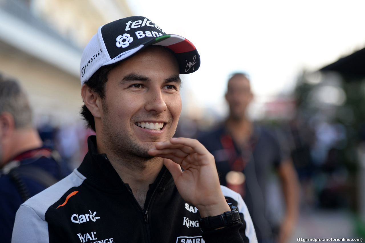 GP USA, 22.10.2016 - Sergio Perez (MEX) Sahara Force India F1 VJM09