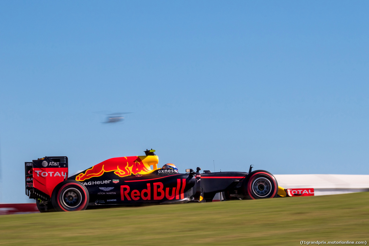 GP USA, 22.10.2016 - Qualifiche, Max Verstappen (NED) Red Bull Racing RB12