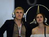 GP USA, 22.10.2016 - Free Practice 3, Christoph Waltz (AUT) e Rosa Salazar (USA), Actress.