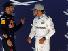 GP USA, 22.10.2016 - Qualifiche, terzo Daniel Ricciardo (AUS) Red Bull Racing RB12 e Lewis Hamilton (GBR) Mercedes AMG F1 W07 Hybrid pole position