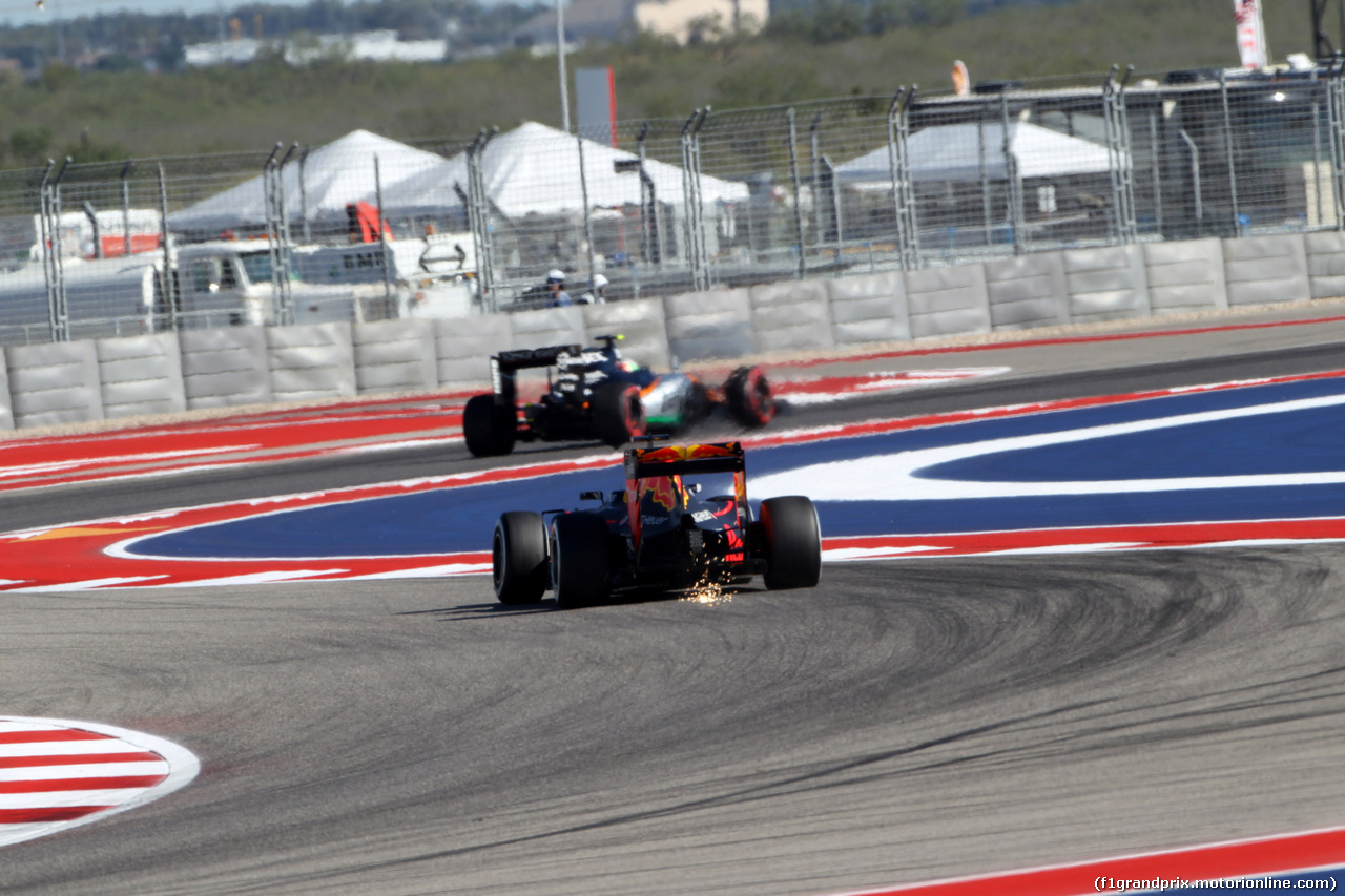 GP USA, 21.10.2016 - Prove Libere 1, Max Verstappen (NED) Red Bull Racing RB12