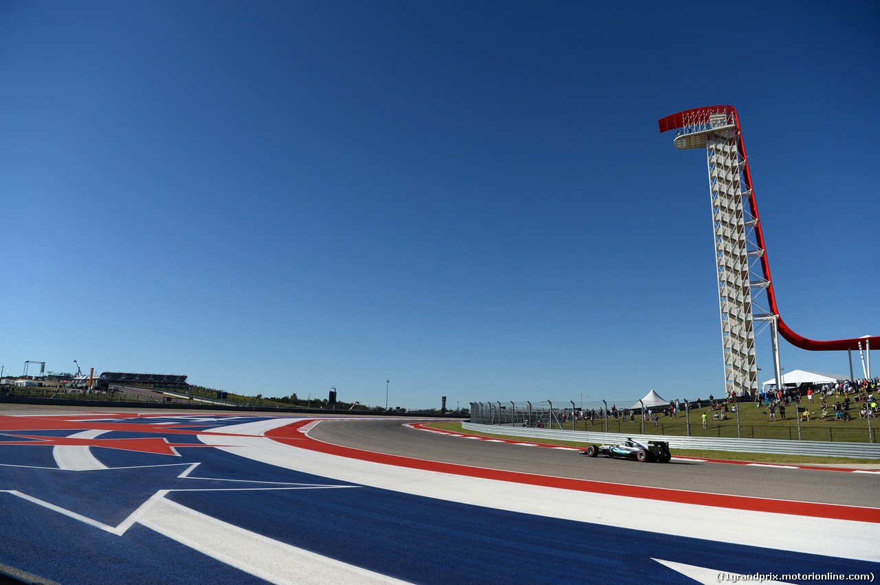 GP USA, 21.10.2016 - Prove Libere 1, Lewis Hamilton (GBR) Mercedes AMG F1 W07 Hybrid