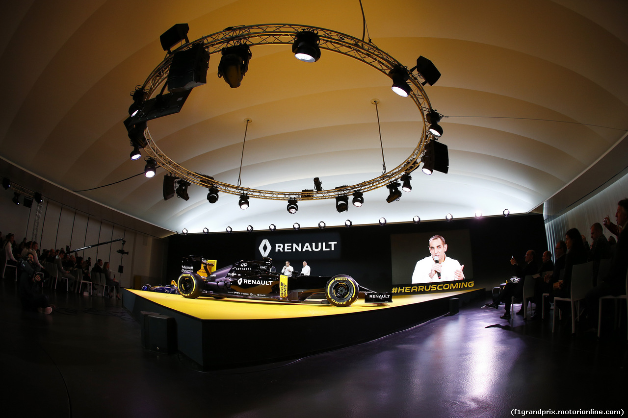 RENAULT F1 PRESENTAZIONE 2016, Cyril Abiteboul (FRA) Renault Sport F1 Managing Director.
03.02.2016.