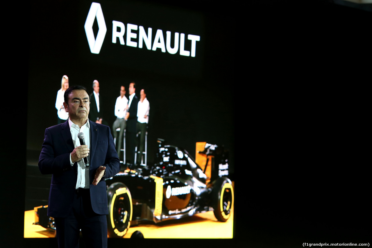 RENAULT F1 PRESENTAZIONE 2016