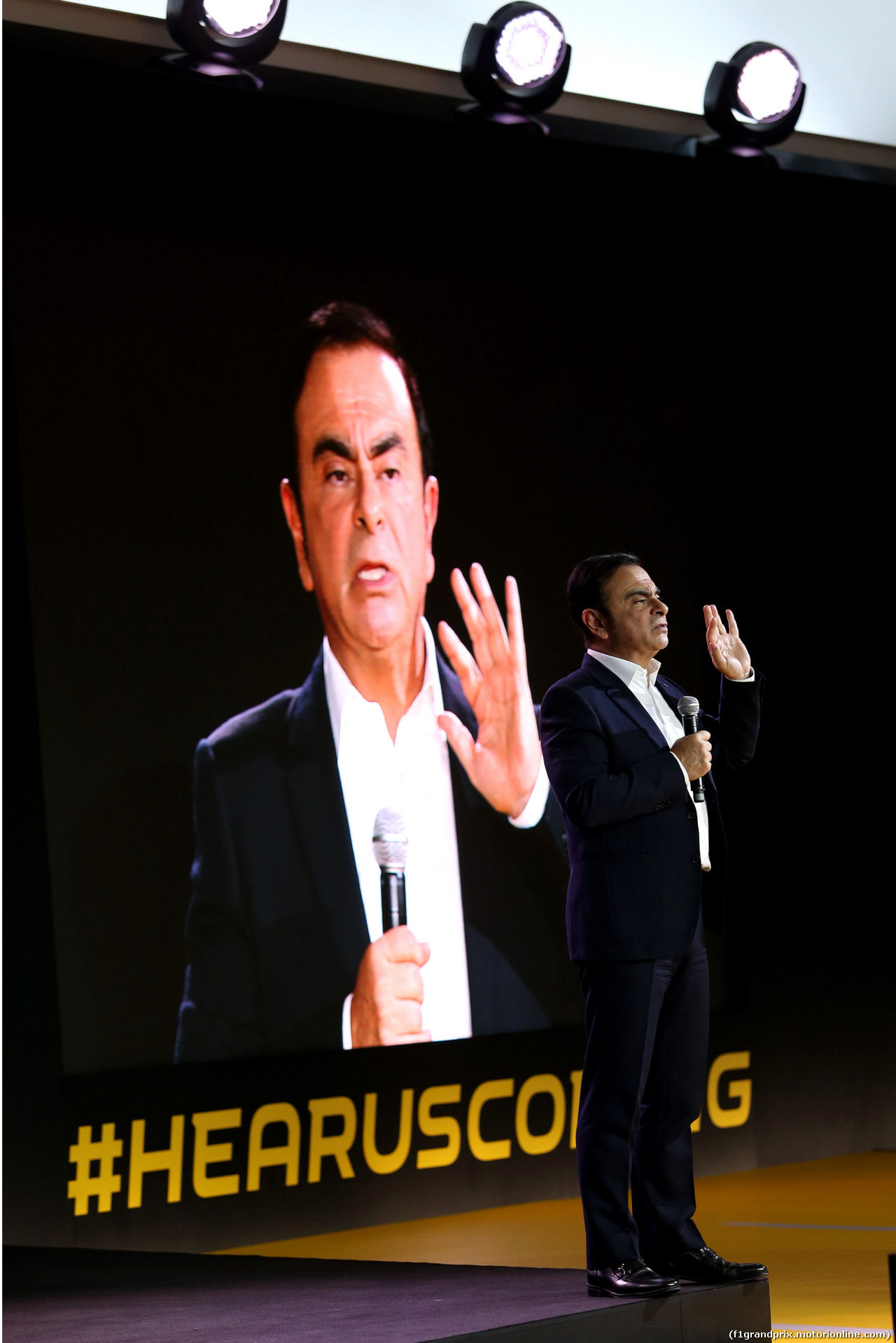 RENAULT F1 PRESENTAZIONE 2016, Carlos Ghosn (FRA) Chairman of Renault.
03.02.2016.