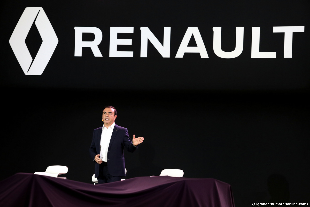 RENAULT F1 PRESENTAZIONE 2016, Carlos Ghosn (FRA) Chairman of Renault
03.02.2016.