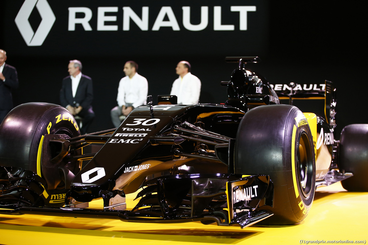 RENAULT F1 PRESENTAZIONE 2016, The Renault Sport Formula One Team car livery is revealed.
03.02.2016.