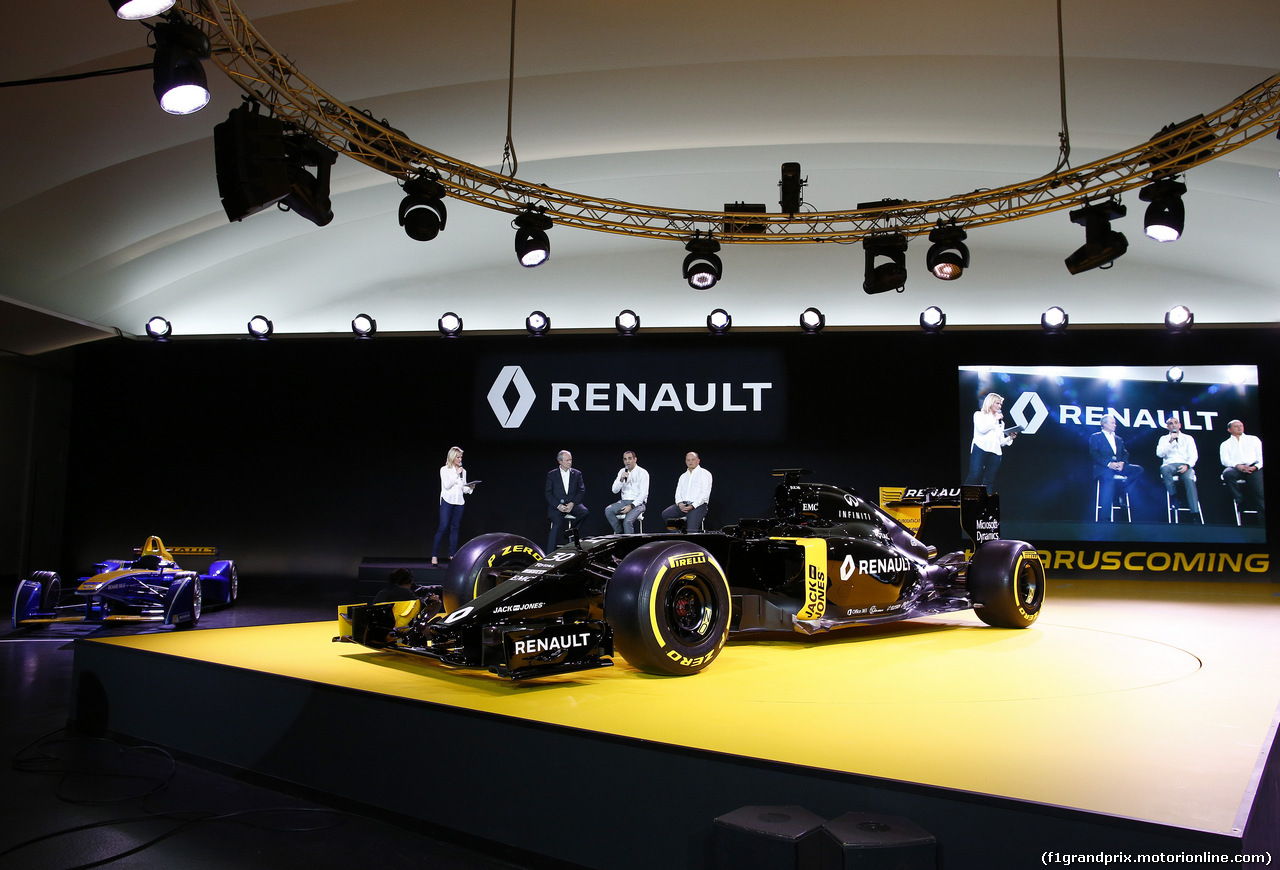 RENAULT F1 PRESENTAZIONE 2016, Jerome Stoll (FRA) Renault Sport F1 President.
03.02.2016.