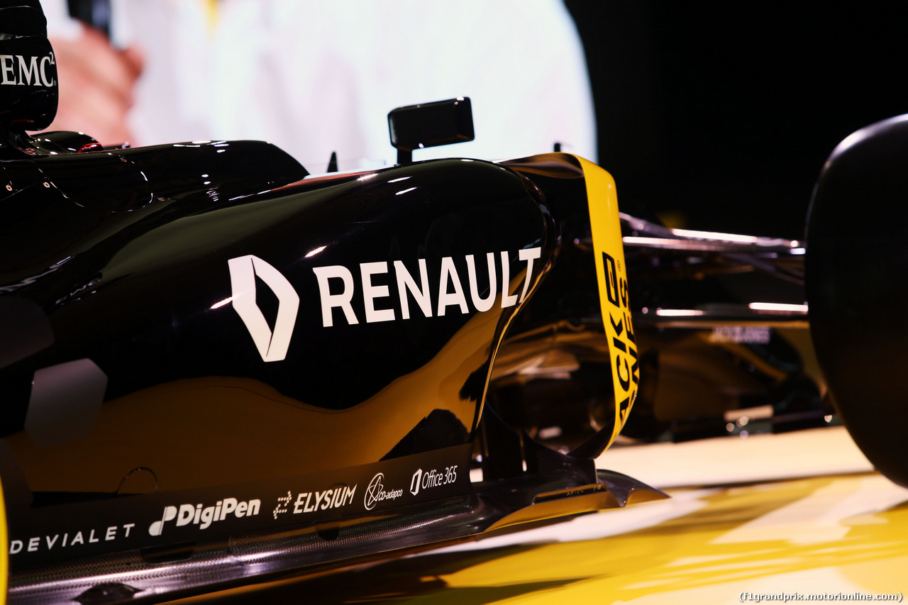 RENAULT F1 PRESENTAZIONE 2016, The Renault Sport Formula One Team car livery.
03.02.2016.