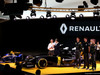 RENAULT F1 PRESENTAZIONE 2016, Frederic Vasseur (FRA) Renault Sport Formula One Team Racing Director, Carlos Ghosn (FRA) Chairman of Renault, Kevin Magnussen (DEN) Renault Sport Formula One Team, Jolyon Palmer (GBR), Renault Sport Formula One Team e Esteban Ocon (FRA), Renault Sport Formula One Team 
03.02.2016.