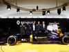 RENAULT F1 PRESENTAZIONE 2016, (L to R): Kevin Magnussen (DEN) Renault Sport Formula One Team; Esteban Ocon (FRA) Renault Sport Formula One Team Test Driver; Carlos Ghosn (FRA) Chairman of Renault; Jolyon Palmer (GBR) Renault Sport Formula One Team; Jerome Stoll (FRA) Renault Sport F1 President; Frederic Vasseur (FRA) Renault Sport Formula One Team Racing Director; Cyril Abiteboul (FRA) Renault Sport F1 Managing Director.
03.02.2016.