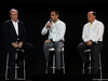 RENAULT F1 PRESENTAZIONE 2016, (L to R): Jerome Stoll (FRA) Renault Sport F1 President with Cyril Abiteboul (FRA) Renault Sport F1 Managing Director e Frederic Vasseur (FRA) Renault Sport Formula One Team Racing Director.
03.02.2016.
