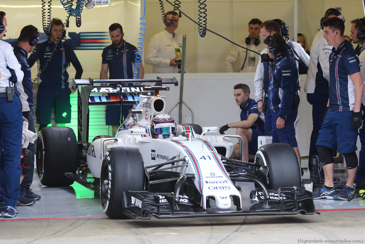 TEST F1 BARCELLONA 17 MAGGIO, Williams F1 Team, new ring wing
17.05.2016.