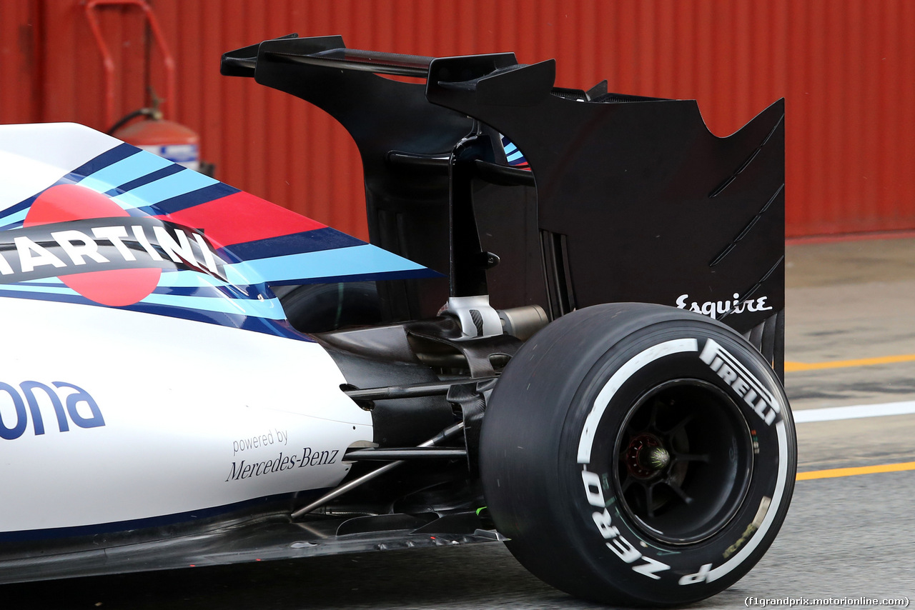 TEST F1 BARCELLONA 17 MAGGIO, Williams F1 Team, new ring wing
17.05.2016.