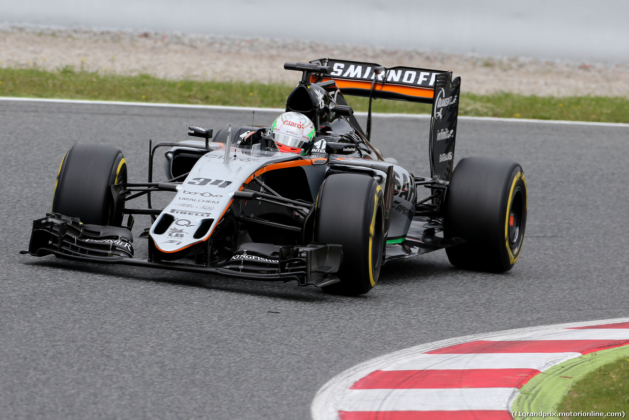 TEST F1 BARCELLONA 17 MAGGIO, Alfonso Celis (MEX), Force India 
17.05.2016.
