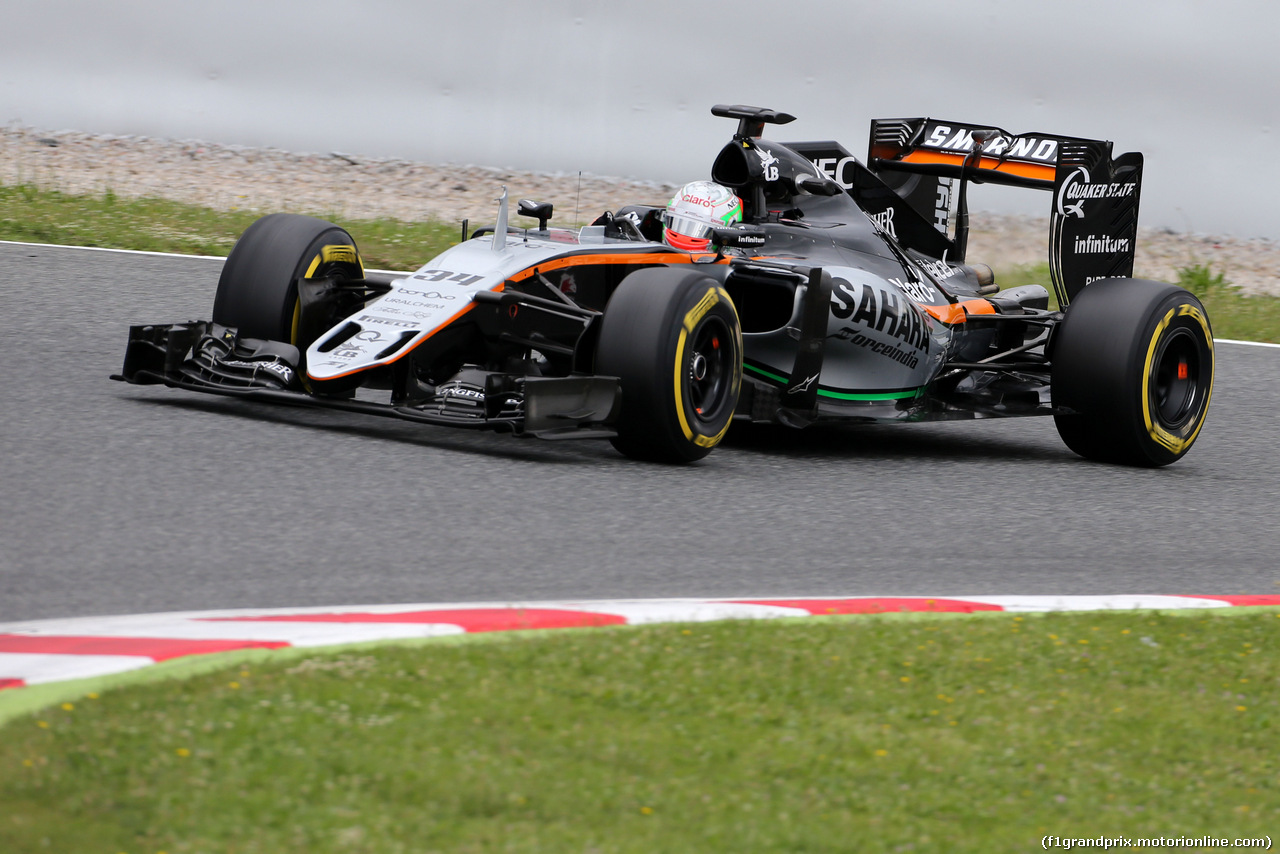 TEST F1 BARCELLONA 17 MAGGIO, Alfonso Celis (MEX), Force India 
17.05.2016.