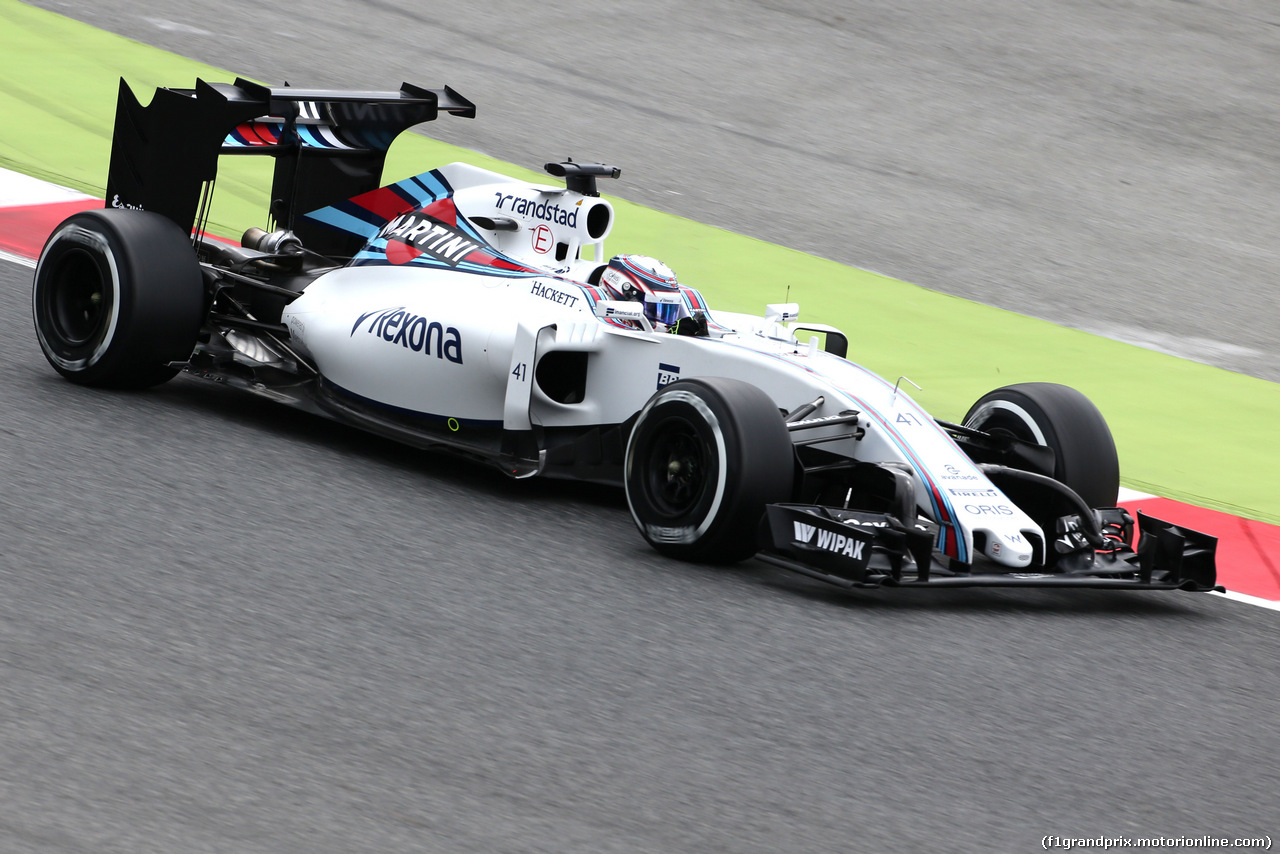 TEST F1 BARCELLONA 17 MAGGIO, Alex Lynn (GBR), Williams Formula 1  
17.05.2016.