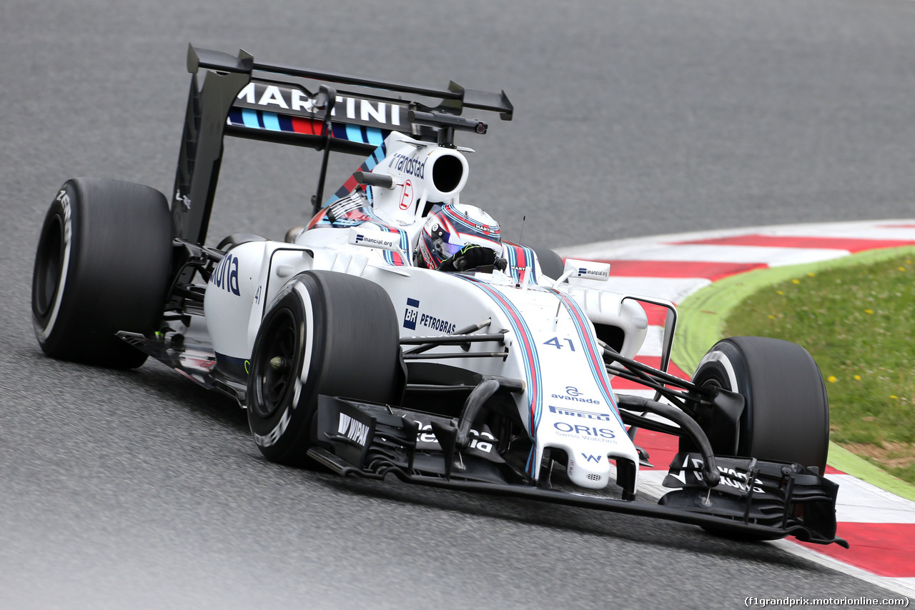 TEST F1 BARCELLONA 17 MAGGIO, Alex Lynn (GBR), Williams Formula 1  
17.05.2016.