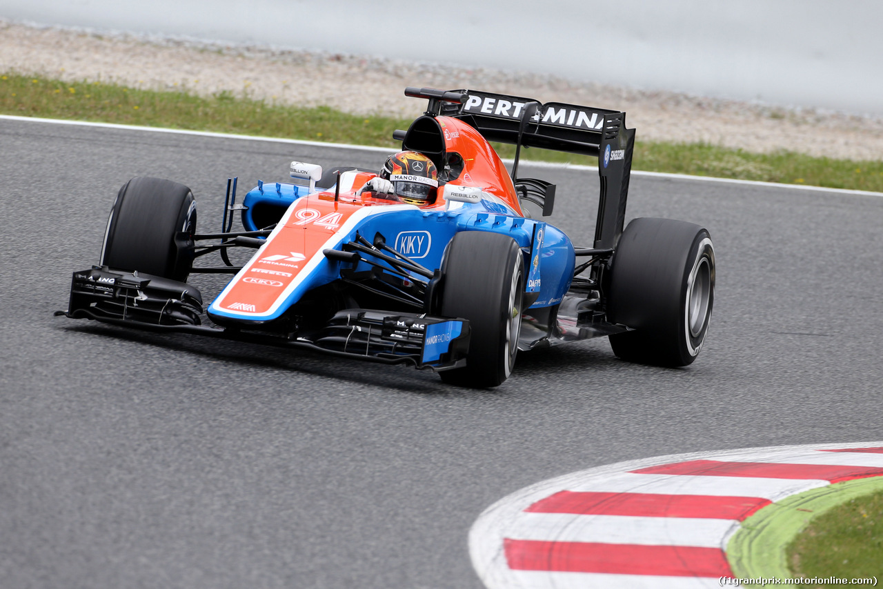 TEST F1 BARCELLONA 17 MAGGIO, Pascal Wehrlein (GER), Manor Racing 
17.05.2016.