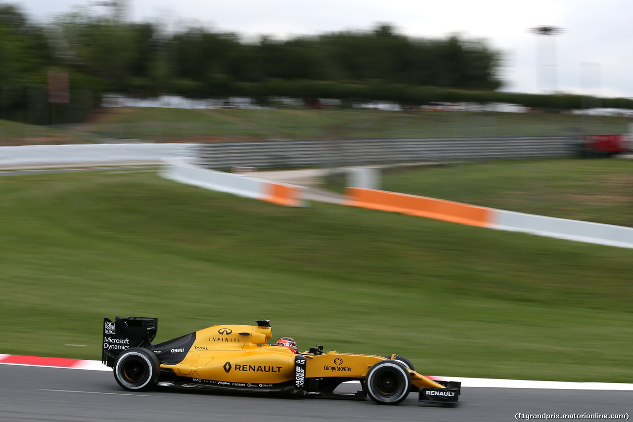 TEST F1 BARCELLONA 17 MAGGIO, Esteban Ocon (FRA), Third Driver, Renault Sport F1 Team 
17.05.2016.