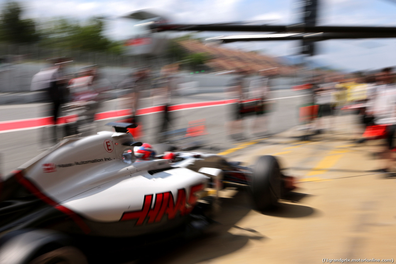 TEST F1 BARCELLONA 17 MAGGIO, Romain Grosjean (FRA), Haas F1 Team 
17.05.2016.