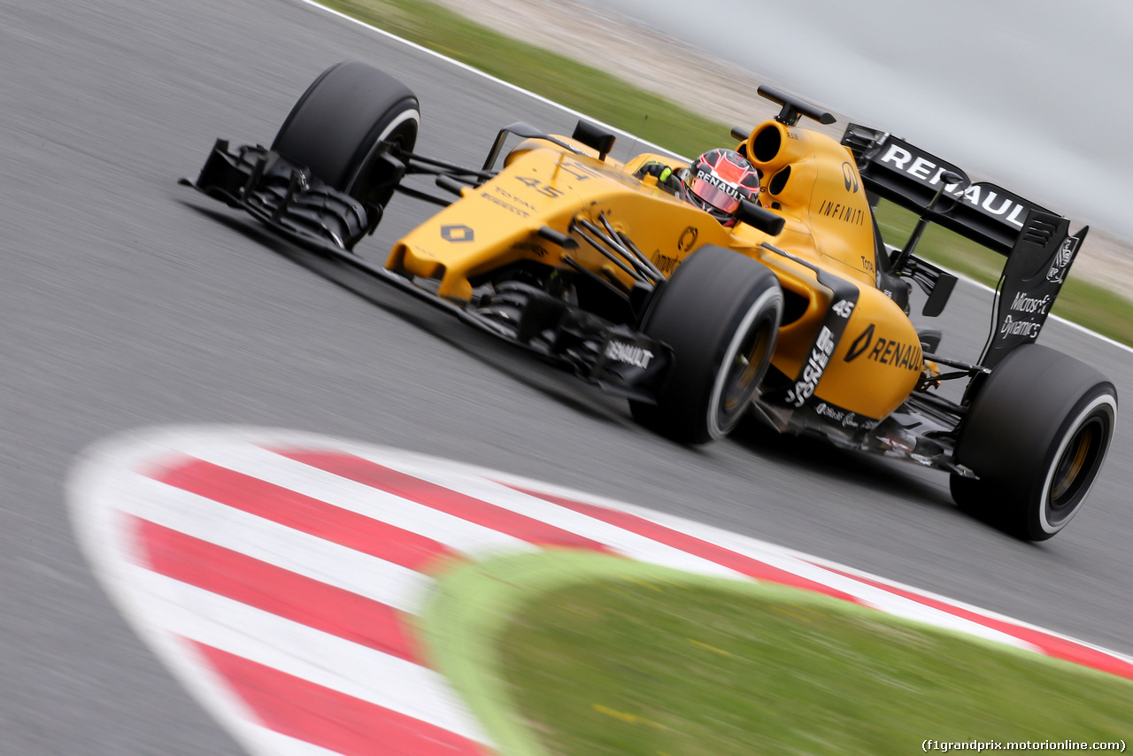 TEST F1 BARCELLONA 17 MAGGIO, Esteban Ocon (FRA), Third Driver, Renault Sport F1 Team 
17.05.2016.