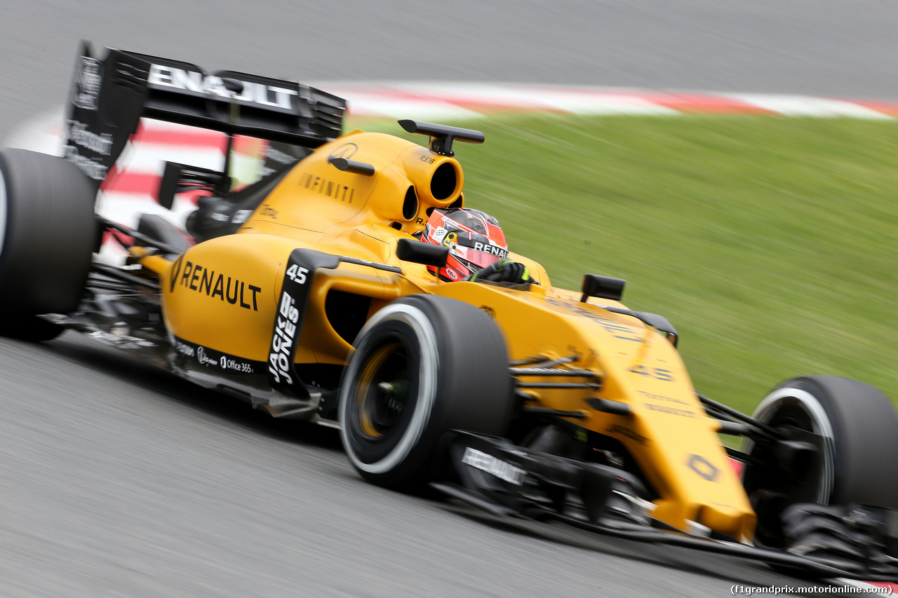 TEST F1 BARCELLONA 17 MAGGIO, Esteban Ocon (FRA), Third Driver, Renault Sport F1 Team 
17.05.2016.