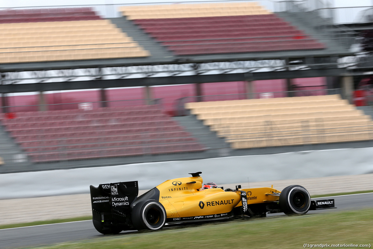 TEST F1 BARCELLONA 17 MAGGIO, Esteban Ocon (FRA), Third Driver, Renault Sport F1 Team 
17.05.2016.