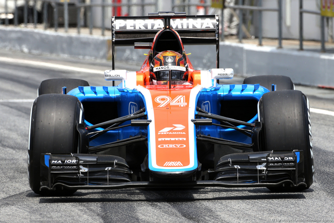 TEST F1 BARCELLONA 17 MAGGIO, Pascal Wehrlein (GER), Manor Racing 
17.05.2016.