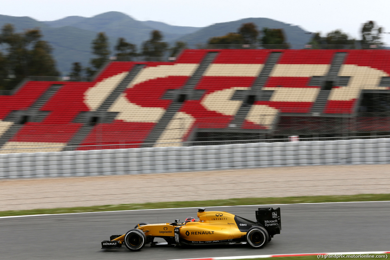 TEST F1 BARCELLONA 17 MAGGIO, Esteban Ocon (FRA), Third Driver, Renault Sport F1 Team 
17.05.2016.