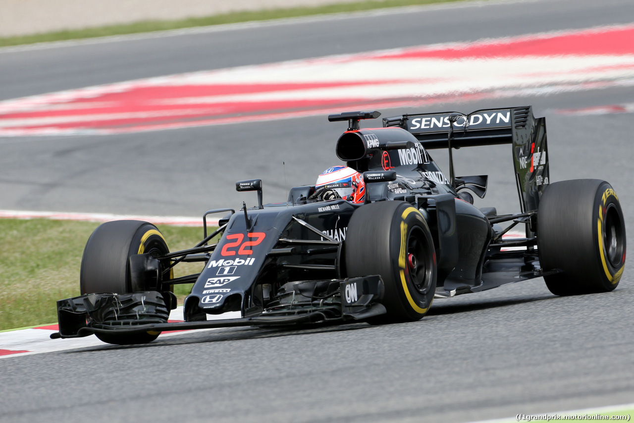 TEST F1 BARCELLONA 17 MAGGIO, Jenson Button (GBR), McLaren Honda 
17.05.2016.