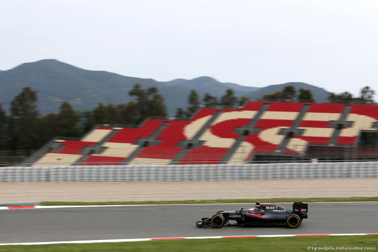 TEST F1 BARCELLONA 17 MAGGIO, Jenson Button (GBR), McLaren Honda 
17.05.2016.