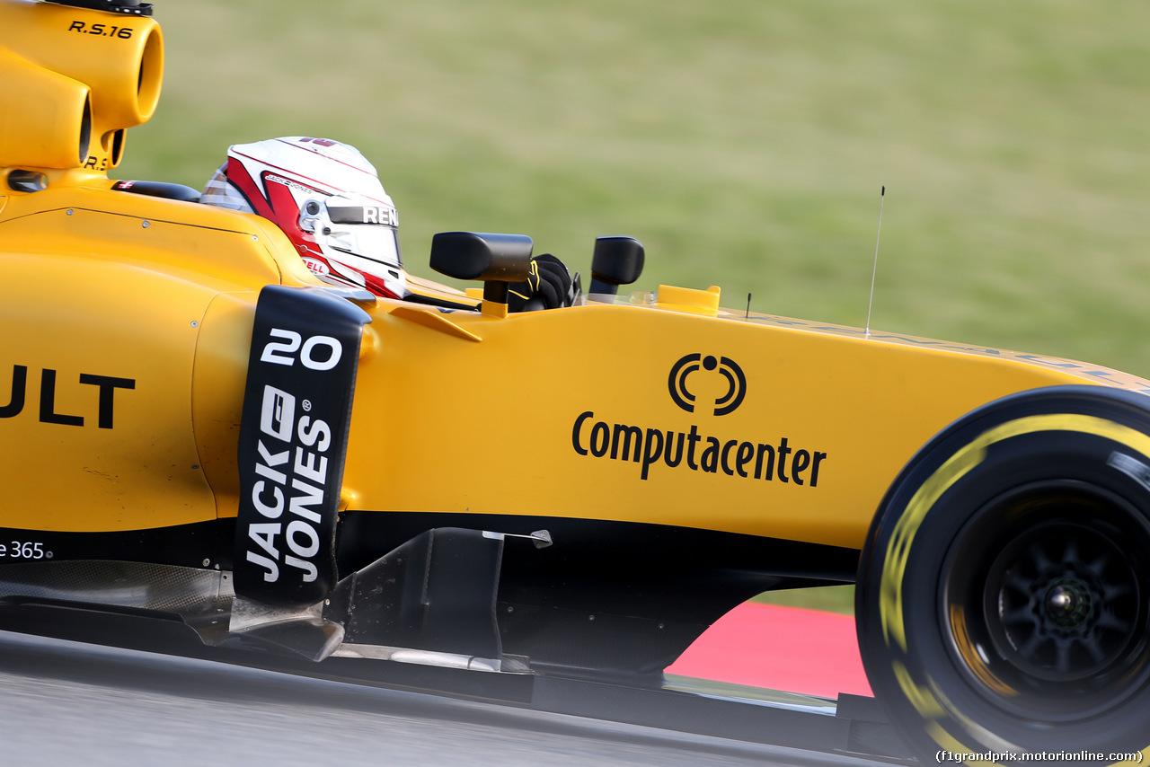 TEST F1 BARCELLONA 18 MAGGIO, Kevin Magnussen (DEN), Renault Sport F1 Team 
18.05.2016.