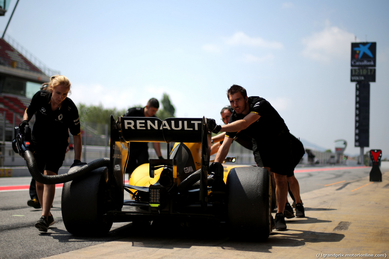 TEST F1 BARCELLONA 18 MAGGIO, Kevin Magnussen (DEN), Renault Sport F1 Team 
18.05.2016.