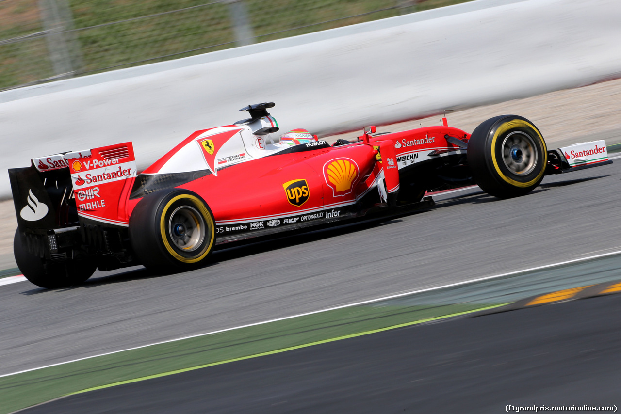 TEST F1 BARCELLONA 18 MAGGIO, Antonio Fuoco (ITA), Ferrari  
18.05.2016.