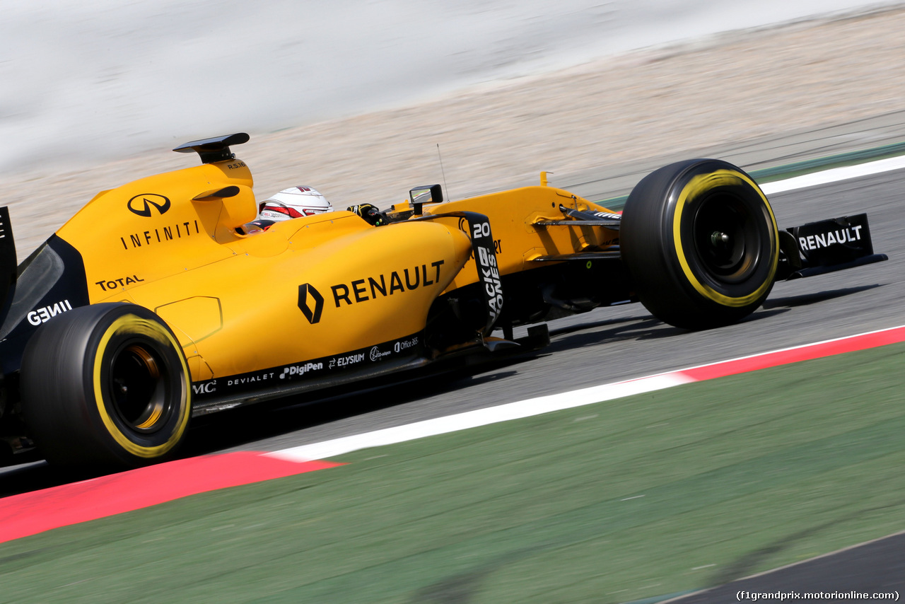 TEST F1 BARCELLONA 18 MAGGIO, Kevin Magnussen (DEN), Renault Sport F1 Team 
18.05.2016.