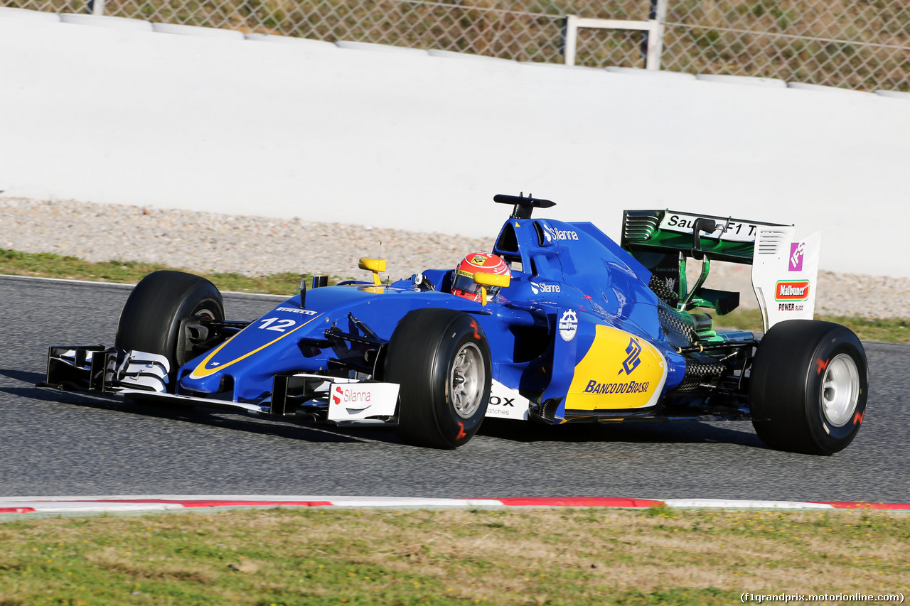 TEST F1 BARCELLONA 1 MARZO, Felipe Nasr (BRA) Sauber C35.
01.03.2016.