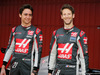 TEST F1 BARCELLONA 22 FEBBRAIO, (L to R): Esteban Gutierrez (MEX) Haas F1 Team e Romain Grosjean (FRA) Haas F1 Team unveil the Haas VF-16.
22.02.2016.