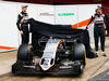 TEST F1 BARCELLONA 22 FEBBRAIO, (L to R): Nico Hulkenberg (GER) Sahara Force India F1 e Sergio Perez (MEX) Sahara Force India F1 unveil the Sahara Force India F1 VJM09.
22.02.2016.