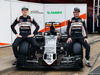 TEST F1 BARCELLONA 22 FEBBRAIO, (L to R): Nico Hulkenberg (GER) Sahara Force India F1 e Sergio Perez (MEX) Sahara Force India F1 unveil the Sahara Force India F1 VJM09.
22.02.2016.