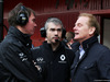 TEST F1 BARCELLONA 22 FEBBRAIO, (L to R): Alan Permane (GBR) Renault Sport F1 Team Trackside Operations Director with Nick Chester (GBR) Renault Sport F1 Team Chassis Technical Director e Jonathan Palmer (GBR).
22.02.2016.