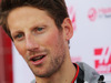 TEST F1 BARCELLONA 22 FEBBRAIO, Romain Grosjean (FRA) Haas F1 Team with the media.
22.02.2016.