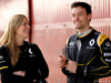 TEST F1 BARCELLONA 22 FEBBRAIO, Aurelie Donzelot (FRA), Renault Sport F1 Team e Jolyon Palmer (GBR), Renault Sport F1 Team 
22.02.2016.