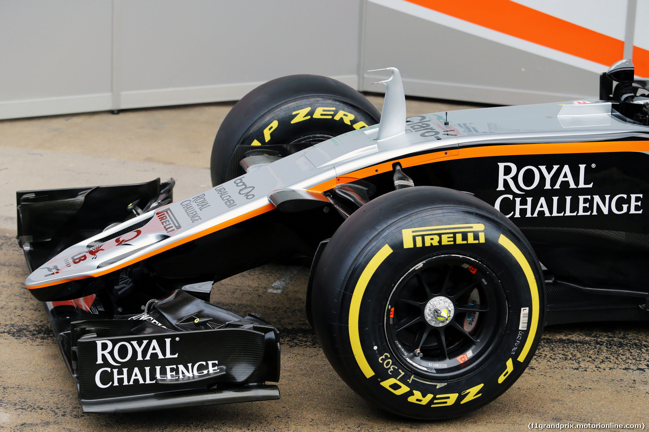 TEST F1 BARCELLONA 22 FEBBRAIO, Sahara Force India F1 VJM09 detail.
22.02.2016.