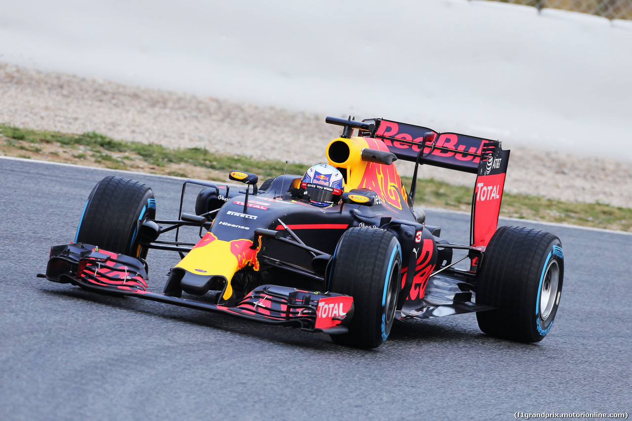 TEST F1 BARCELLONA 22 FEBBRAIO, Daniel Ricciardo (AUS) Red Bull Racing RB11.
22.02.2016.